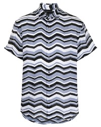 Emporio Armani Zigzag Print Shirt