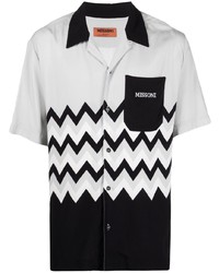 Missoni Zigzag Print Short Sleeve Shirt