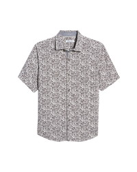 Tommy Bahama Bamboo Tiles Short Sleeve Silk Button Up Shirt