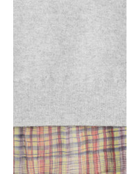 Joseph Wool Pullover With Printed Silk