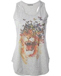 Alexander McQueen Lion And Butterfly Print Vest
