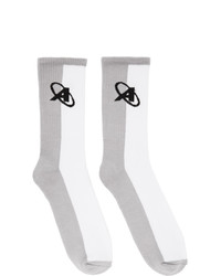 Axel Arigato Grey And White A Sphere Office Socks
