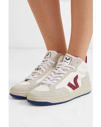 Veja Roraima Med Mesh And Suede High Top Sneakers