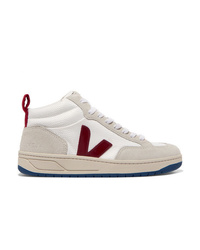 Veja Roraima Med Mesh And Suede High Top Sneakers