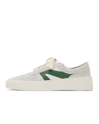 Fear Of God Grey And Green Skate Low Sneakers