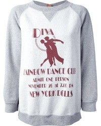 Cavallini Erika Semi Couture Printed Sweatshirt