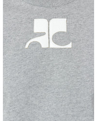 Courreges Courrges Logo Print Sweatshirt