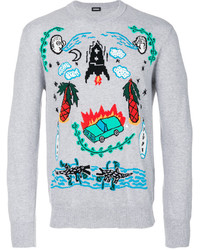 Diesel Illustrated Graphic Sweater