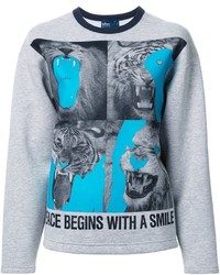 Kolor Animal Picture Print Sweatshirt