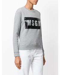MSGM Logo Print Sweater