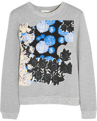 Michael Van Der Ham Michl Van Der Ham Collage Print Cotton Blend Jersey Sweatshirt