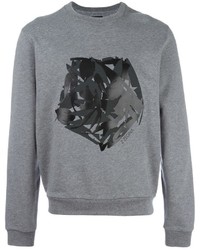 Z Zegna Abstract Print Sweatshirt