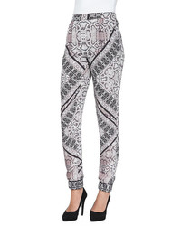 Twelfth St. By Cynthia Vincent 12th Street By Cynthia Vincent Snakeskin Print Jogger Pants