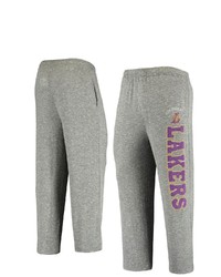 CONCEPTS SPORT Gray Los Angeles Lakers Tri Blend Knit Pants At Nordstrom