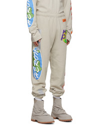 Heron Preston Grey Cotton Lounge Pants