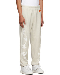 Heron Preston Grey Hp Brushed Lounge Pants