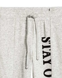 H&M Joggers With Printed Design