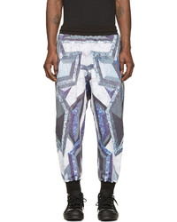 Kokon To Zai Ktz Purple And Grey Prism Print Lounge Pants
