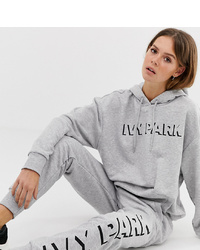 Ivy Park Logo Joggers In Grey