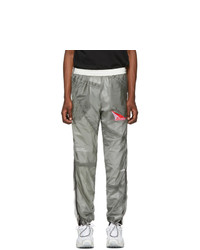 Heron Preston Ssense Grey And White Jump Lounge Pants