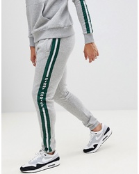 Night Addict Taped Skinny Fit Tracksuit Joggers