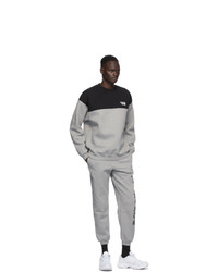 Vetements Black And Grey Cut Up Logo Sweatshirt
