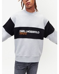 KARL LAGERFELD JEANS Block Logo Print Sweatshirt
