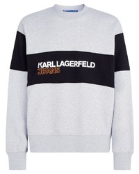 KARL LAGERFELD JEANS Block Logo Print Sweatshirt