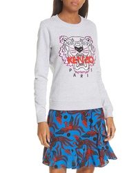 Kenzo Classic Tiger Embroidered Sweatshirt