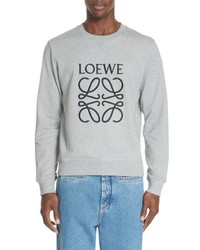 Loewe Embroidered Anagram Logo Sweatshirt