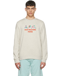 A.P.C. Gray Achille Sweatshirt