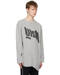 Undercoverism Gray Asymmetric Sweatshirt
