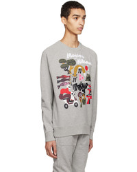 MAISON KITSUNÉ Gray Bill Rebholz Tokyo Sweatshirt