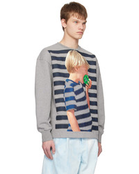 JW Anderson Gray Boy With Apple Sweatshirt