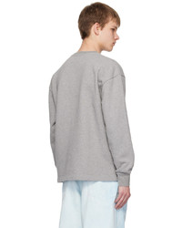 JW Anderson Gray Boy With Apple Sweatshirt