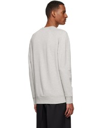 MAISON KITSUNÉ Gray Cotton Sweatshirt