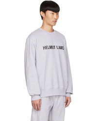 Helmut Lang Gray Cotton Sweatshirt