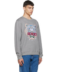 Kenzo Gray Cotton Sweatshirt