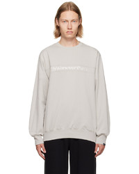 thisisneverthat Gray Cotton Sweatshirt