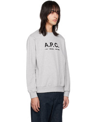 A.P.C. Gray Franco Sweatshirt