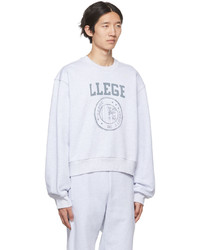 Recto Gray Llege Sweater