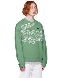 Lacoste Green Croc Sweatshirt