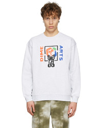 Dime Grey Arts Puff Sweatshirt