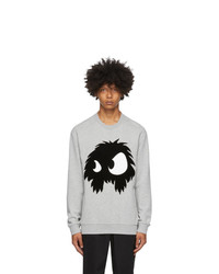 McQ Alexander McQueen Grey Chester Monster Sweatshirt