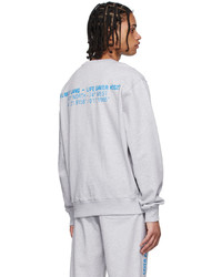 Helmut Lang Grey Cotton Sweatshirt