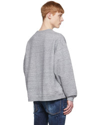 DSQUARED2 Grey Cotton Sweatshirt