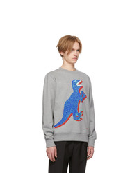 Ps By Paul Smith Grey Dino Regular Fit Sweatshirt