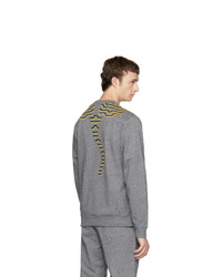 Kenzo Grey Geo Tiger Sweatshirt