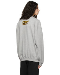 VTMNTS Grey Gold College Sweatshirt