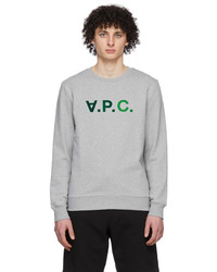 A.P.C. Grey Green Vpc Sweatshirt